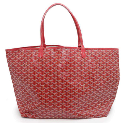 Goyard Saint Louis PVC Leather Red Tote Preloved