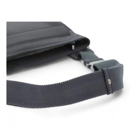 Gucci Interlocking Soho Shoulder Bag Leather Gray Silver