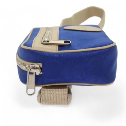 Gucci GG Nylon Bum Bag Body Bag Blue Unisex