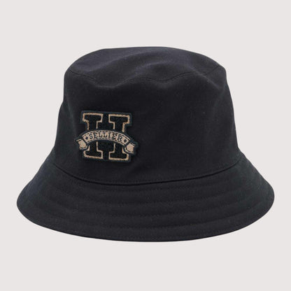 HERMES Harper Cotton Black Bucket Hat Preloved