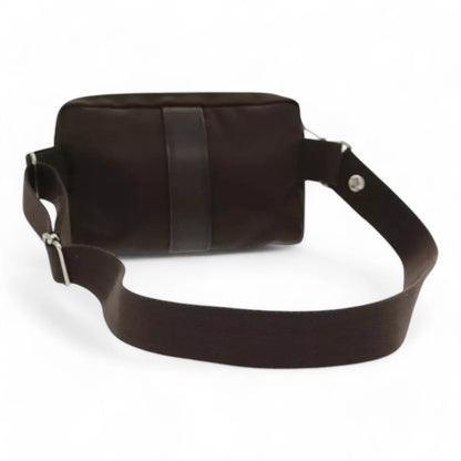 Hermes Akapu Luco Waist Bag Canvas Brown