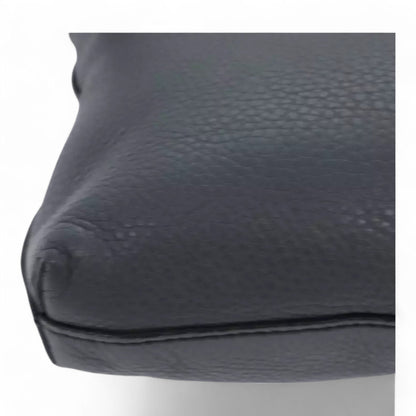 Gucci Interlocking Soho Shoulder Bag Leather Gray Silver