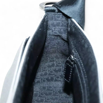 Christian Dior Hardcore Shoulder Bag Canvas Silver Womens Handbag
