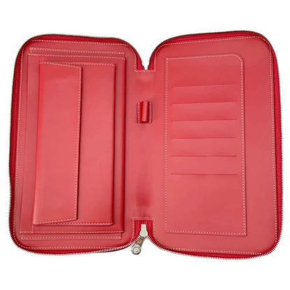 GOYARD Opera Calf Leather PVC Red Organizer Preloved