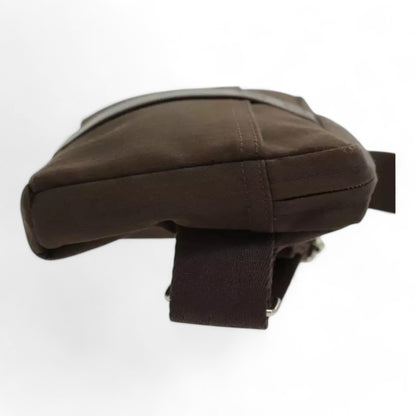 Hermes Akapu Luco Waist Bag Canvas Brown