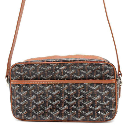 GOYARD CupVert PVC Leather Brown Black Wallet Preloved