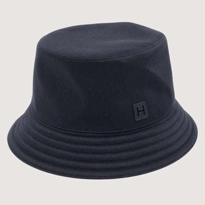 HERMES Fred H-Cut Cotton Marine Indigo Hat Preloved